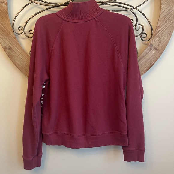 PINK Victoria’s Secret Quarter Zip Pullover Sweatshirt - Picture 2 of 7